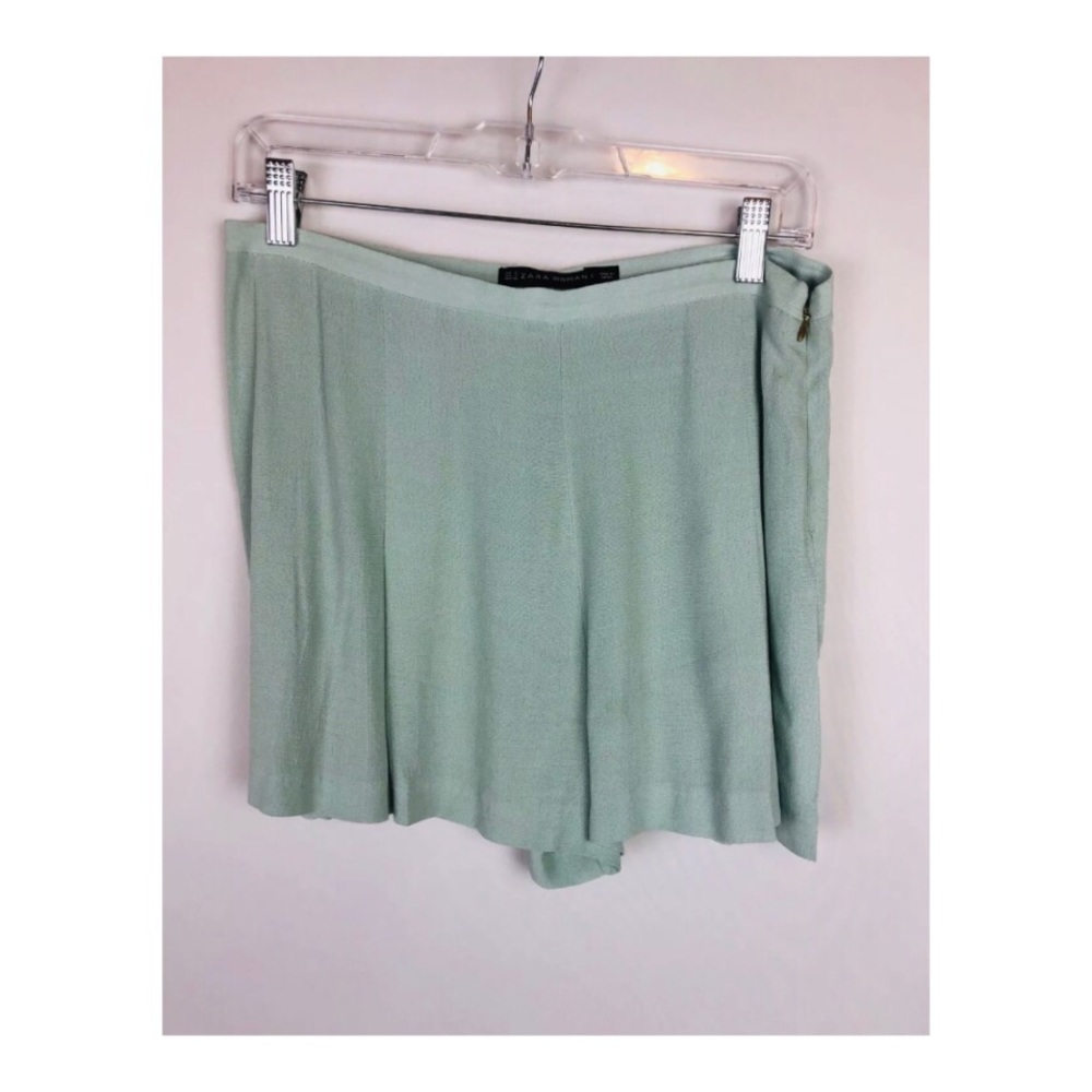 Zara Light Blue High Waist Casual Shorts size S